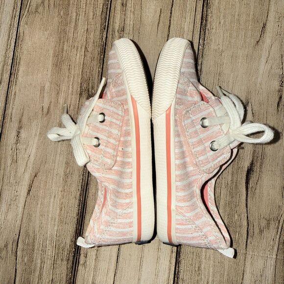 Sperry Lounge LLT Pink Stripe Memory Form Lace-up Sneakers - Picture 4 of 8